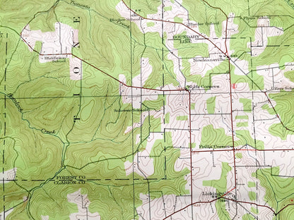 Antique Tionesta, Pennsylvania 1922 US Geological Survey Topographic Map – Forest, Venango, Clarion County, Farmington, Allegheny, Knox, Elk