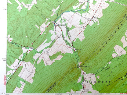 Antique Blairs Mills, Pennsylvania 1960 US Geological Survey Topographic Map – Juniata, Perry, Huntingdon, Franklin County, Lack, Tell, PA