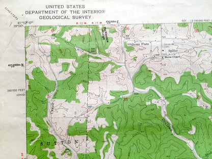 Antique Ravenswood, West Virginia 1960 US Geological Survey Topographic Map – Great Bend, Ohio, Lebanon, Grant, Apple Grove, Letart, WV OH