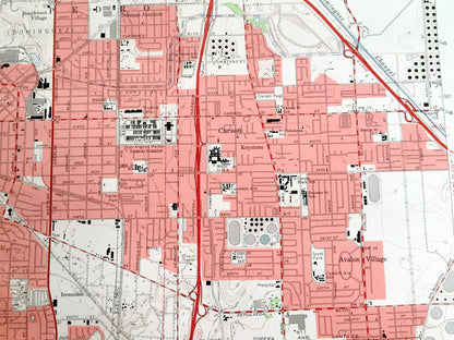 Antique Torrance, California 1964 US Geological Survey Topographic Map – Los Angeles, Redondo Beach, Rolling Hills, Carson, Palos Verdes, CA