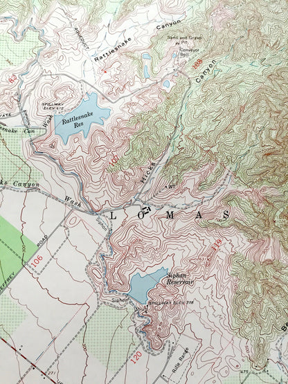 Antique El Toro, California 1968 US Geological Survey Topographic Map – Orange County, Marine Air Base, Irvine, Limestone Canyon Park, CA
