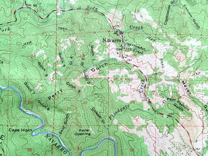 Antique Navarro, California 1961 US Geological Survey Topographic Map – Mendocino County, Albion, Whitesboro, Elk, Coast, Redwood Forest, CA