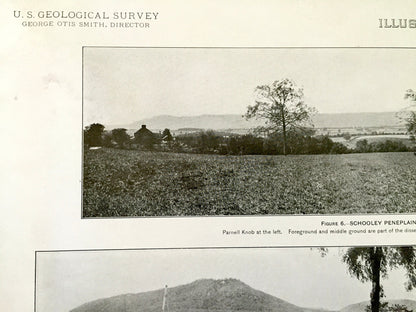 Antique Mercersburg-Chambersburg, Pennsylvania 1909 US Geological Survey Topographic Photographs – Fulton, Franklin County, Schooley Plain