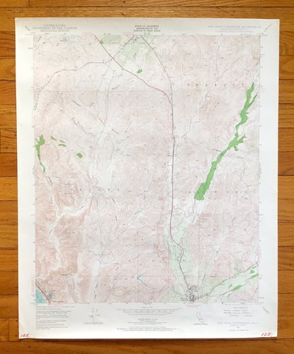 Antique San Juan Capistrano, California 1948 US Geological Survey Topographic Map – Orange County, South Laguna, Niguel, Mission Viejo, CA