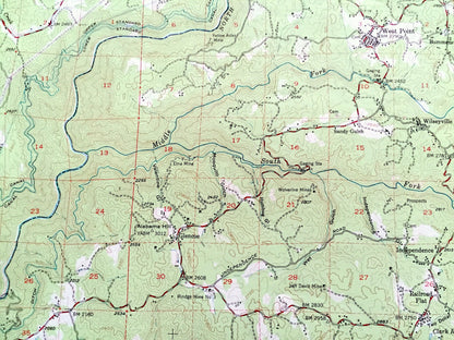 Antique Mokelumne Hill, California 1948 US Geological Survey Topographic Map – Amador, Calaveras County, West Point, Pioneer, Volcano, CA