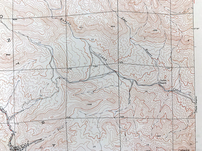 Antique Pine, Colorado 1948 US Geological Survey Topographic Map – Jefferson County, Glenelk, Ferndale, Riverview, Buffalo Creek, CO