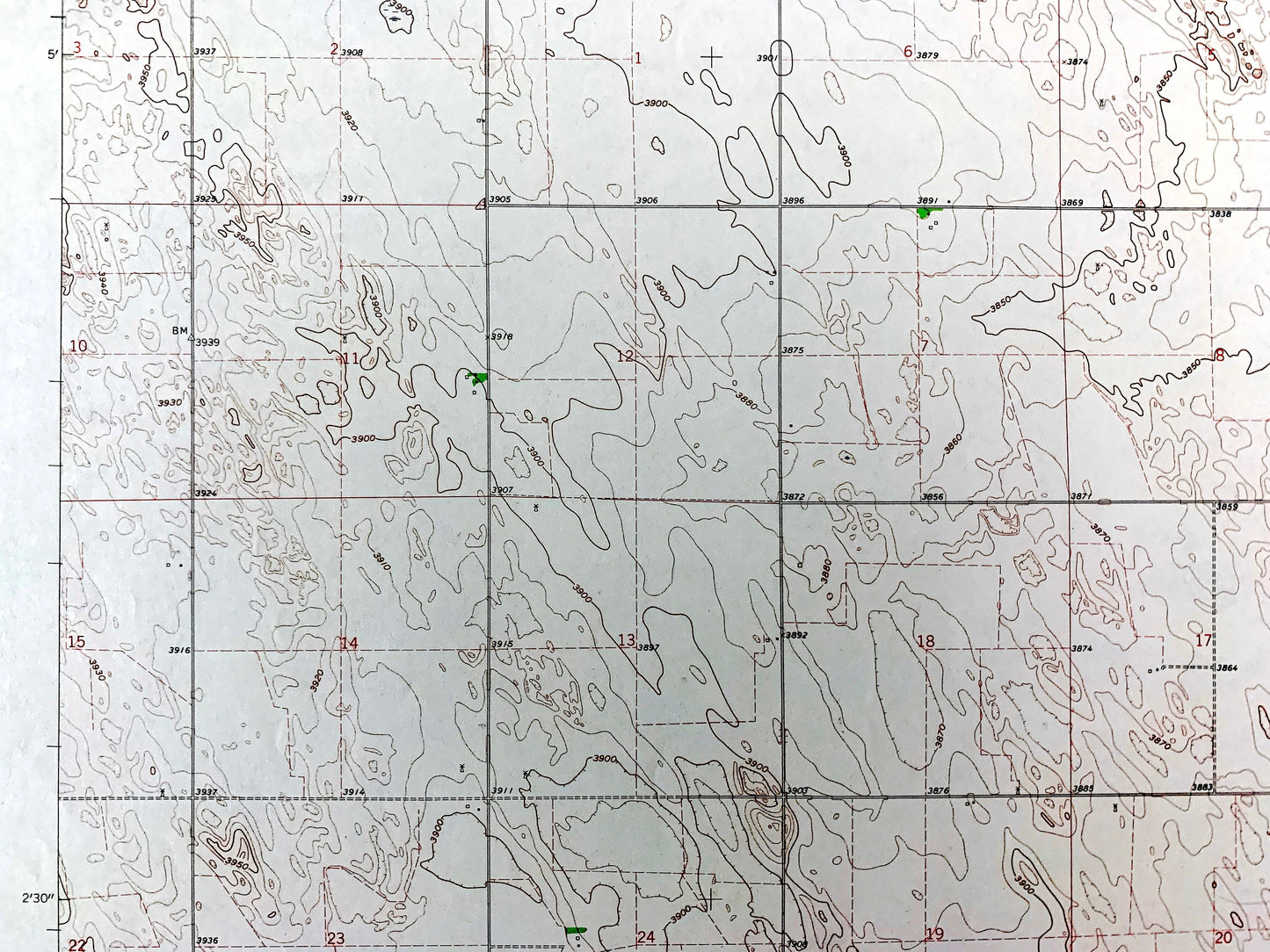 Antique Eckley, Colorado 1961 US Geological Survey Topographic Map – Yuma County, Chief Creek, North Fork Republican River, CO