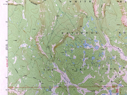 Antique Oyster Lake, Colorado 1977 US Geological Survey Topographic Map – Rio Blanco, Garfield County, White River National Forest, CO