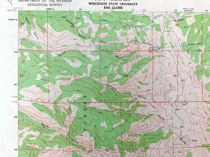 Antique Pinewood Lake, Colorado 1962 US Geological Survey Topographic Map – Larimer, Boulder County, Roosevelt National Forest, Reservoir CO