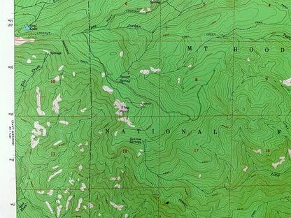 Antique Flag Point, Oregon 1962 US Geological Survey Topographic Map – Hood River, Wasco County, Mount Hood National Forest, Mt OR