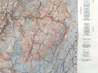 Antique Accident, Maryland 1908 US Geological Survey Topographic Map – Selbysport, Sang Run, McHenry Friendsville Deep Creek Pennsylvania MD