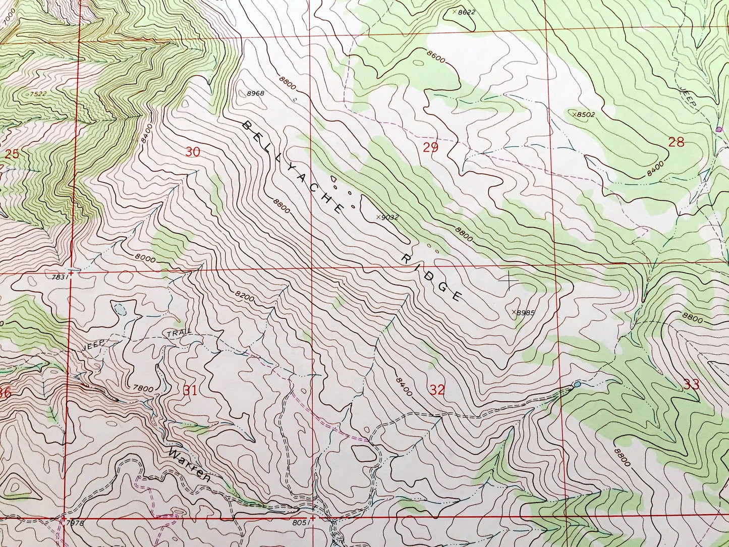 Antique Wolcott, Colorado 1962 US Geological Survey Topographic Map – White River National Forest, Eagle County, Rockies, Eagle River, CO