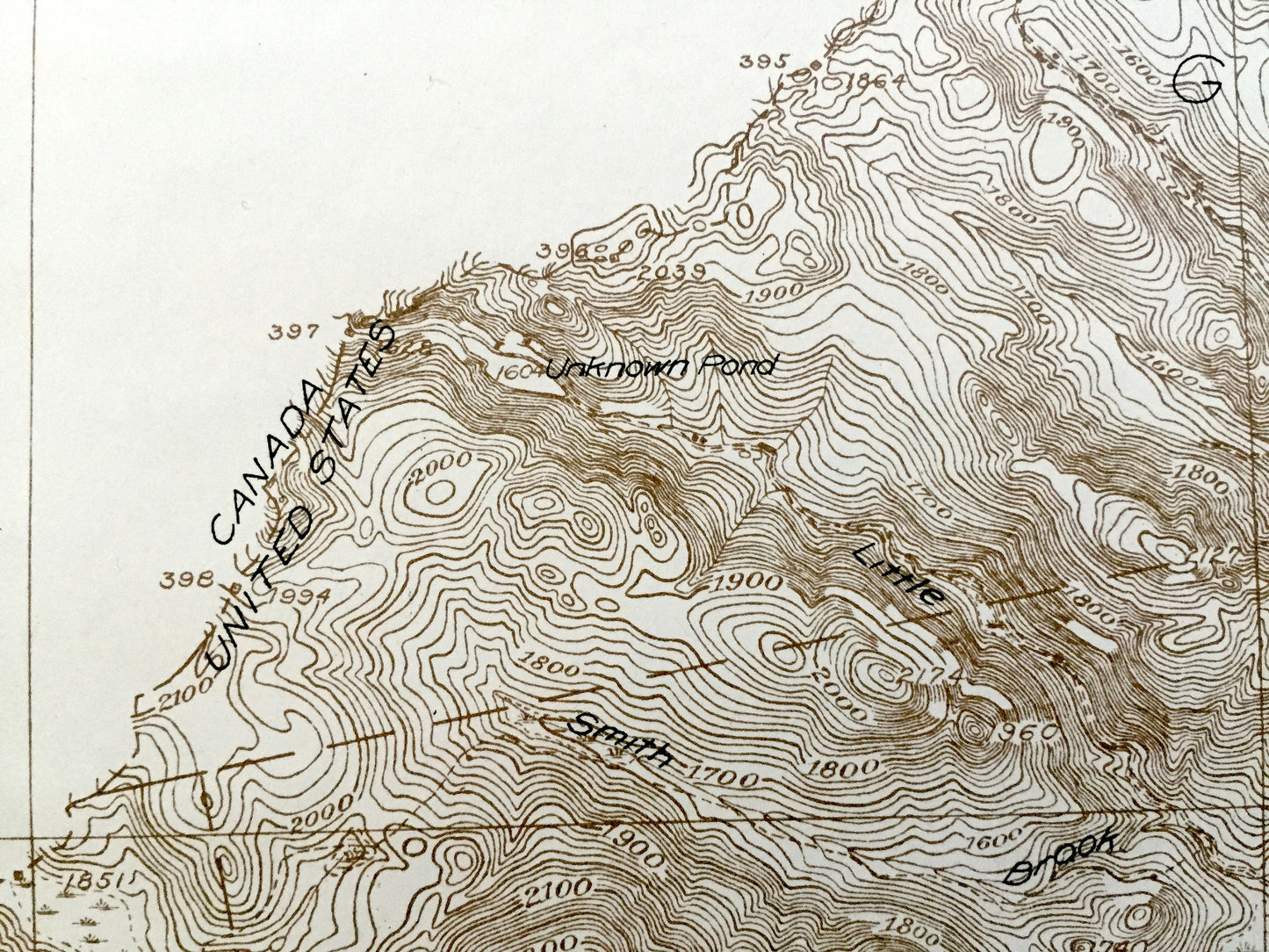 Antique Skinner, Maine 1928 US Geological Survey Topographic Map – Franklin, Somerset County, Beattie, Lowellton, Forsythe, Holeb, Appleton