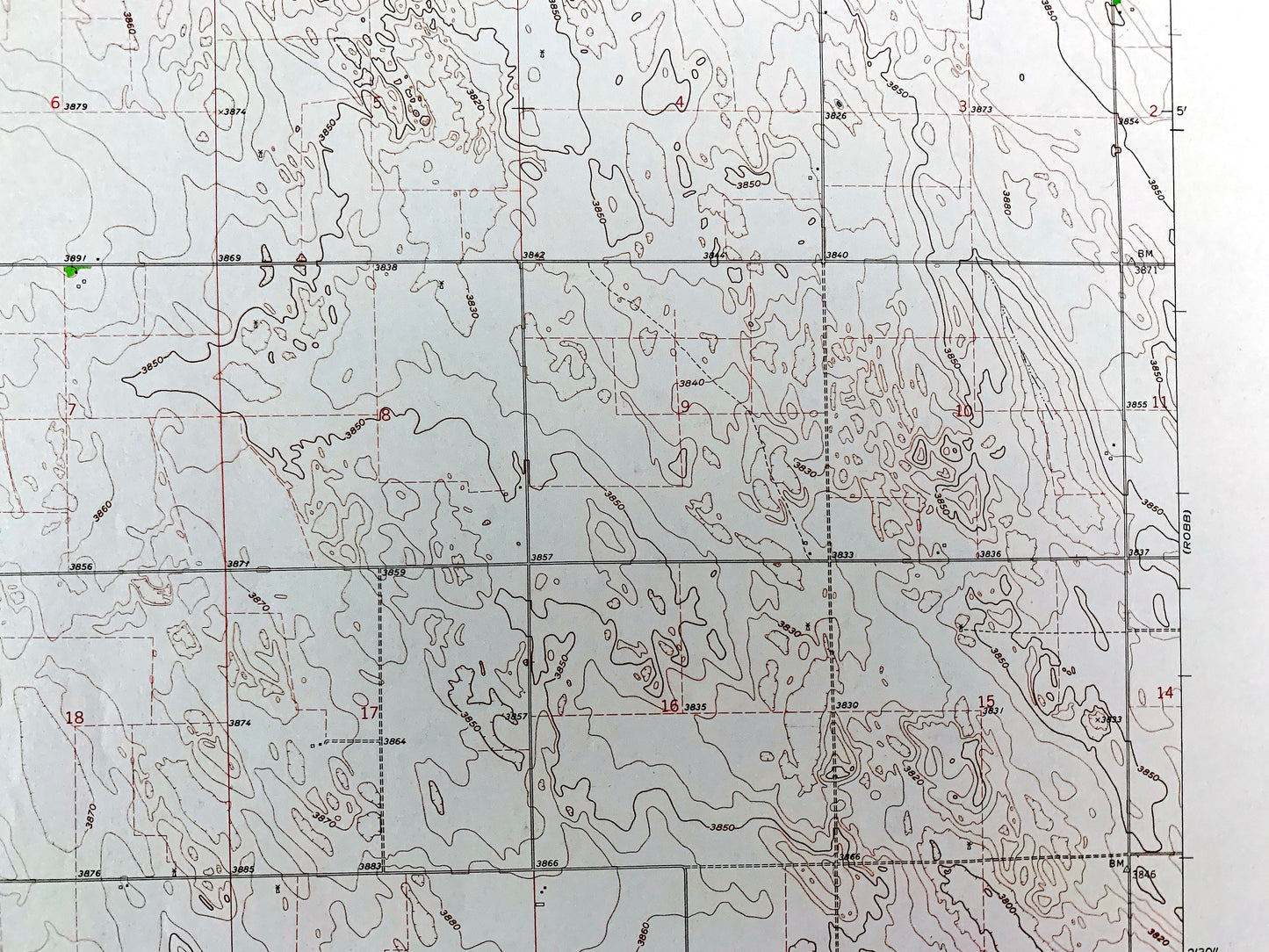 Antique Eckley, Colorado 1961 US Geological Survey Topographic Map – Yuma County, Chief Creek, North Fork Republican River, CO