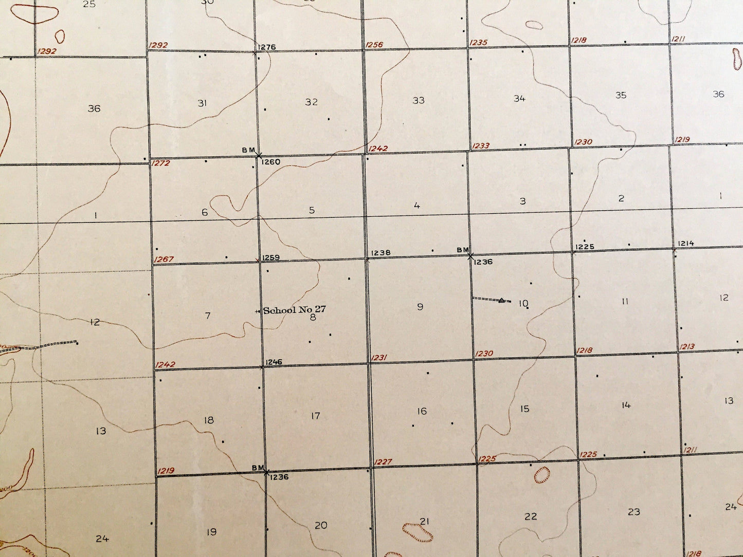 Antique Quincy, Washington 1910 US Geological Survey Topographic Map – Grant County, Babcock Ridge, The Potholes, Evergreen Reservoir, WA