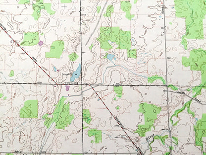 Antique Greenwich, Ohio 1960 US Geological Survey Topographic Map — Huron County, Fairfield, Fitchville, Ripley, Boughtonville, Delphi, OH
