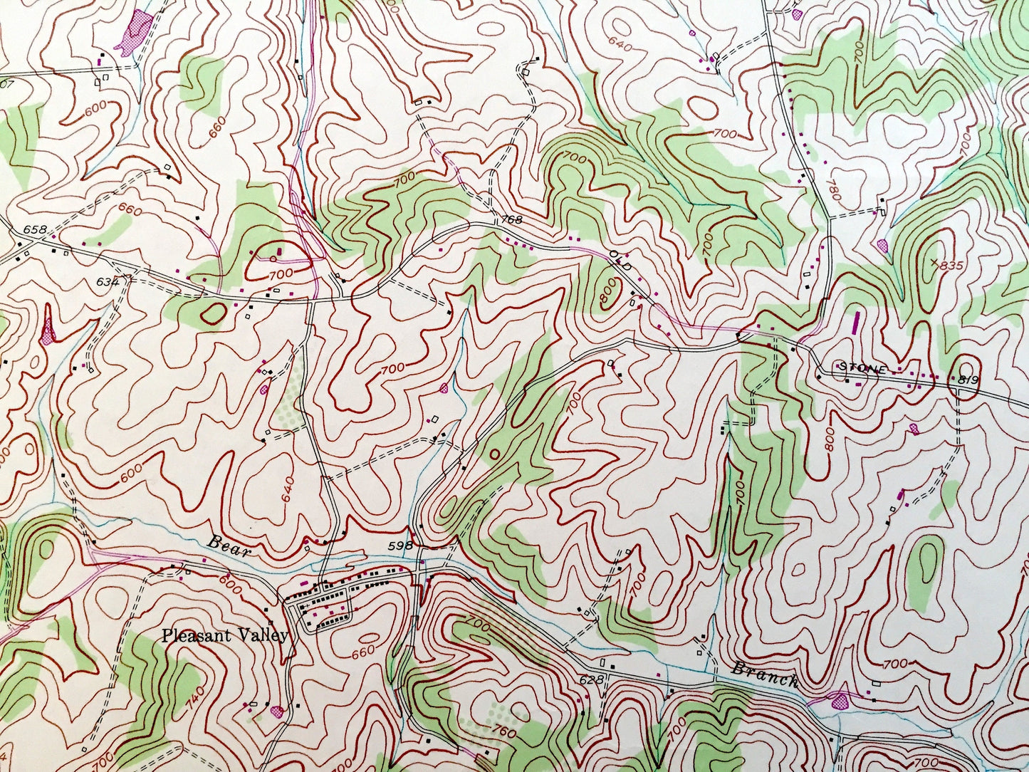 Antique Littlestown, Pennsylvania 1953 US Geological Survey Topographic Map – Adams County, Germany, PA, Carroll County, Silver Run, MD