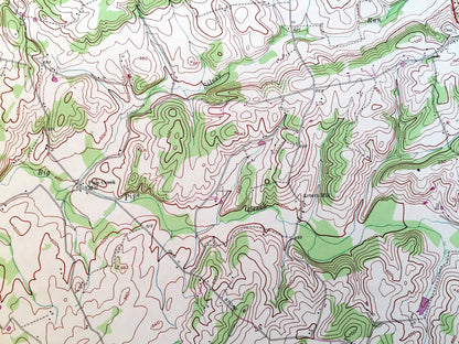 Antique Littlestown, Pennsylvania 1953 US Geological Survey Topographic Map – Adams County, Germany, PA, Carroll County, Silver Run, MD