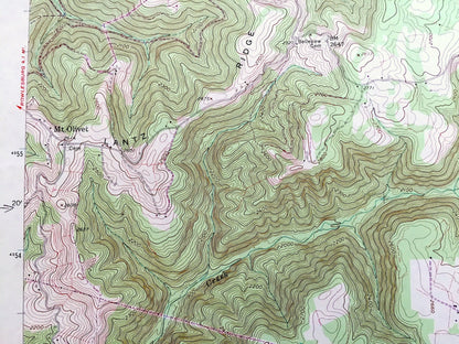 Antique Aurora, West Virginia 1959 US Geological Survey Topographic Map – Tucker, Preston County, Monongahela National Forest, Amboy, WV