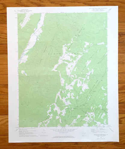 Antique Lost River State Park, West Virginia 1967 US Geological Survey Topographic Map – Hardy County, South Fork, Elkhorn Mountain, WV