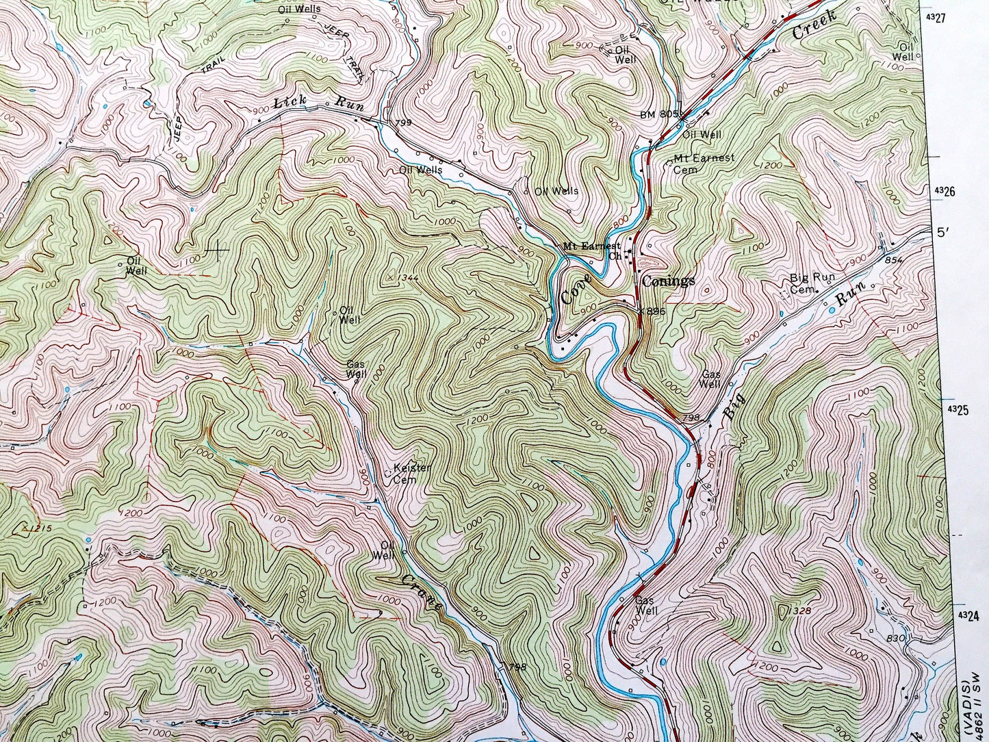 Antique Auburn, West Virginia 1964 US Geological Survey Topographic Map – Doddridge, Ritchie, Gilmer County, Union, Southwest, Cove, Troy WV