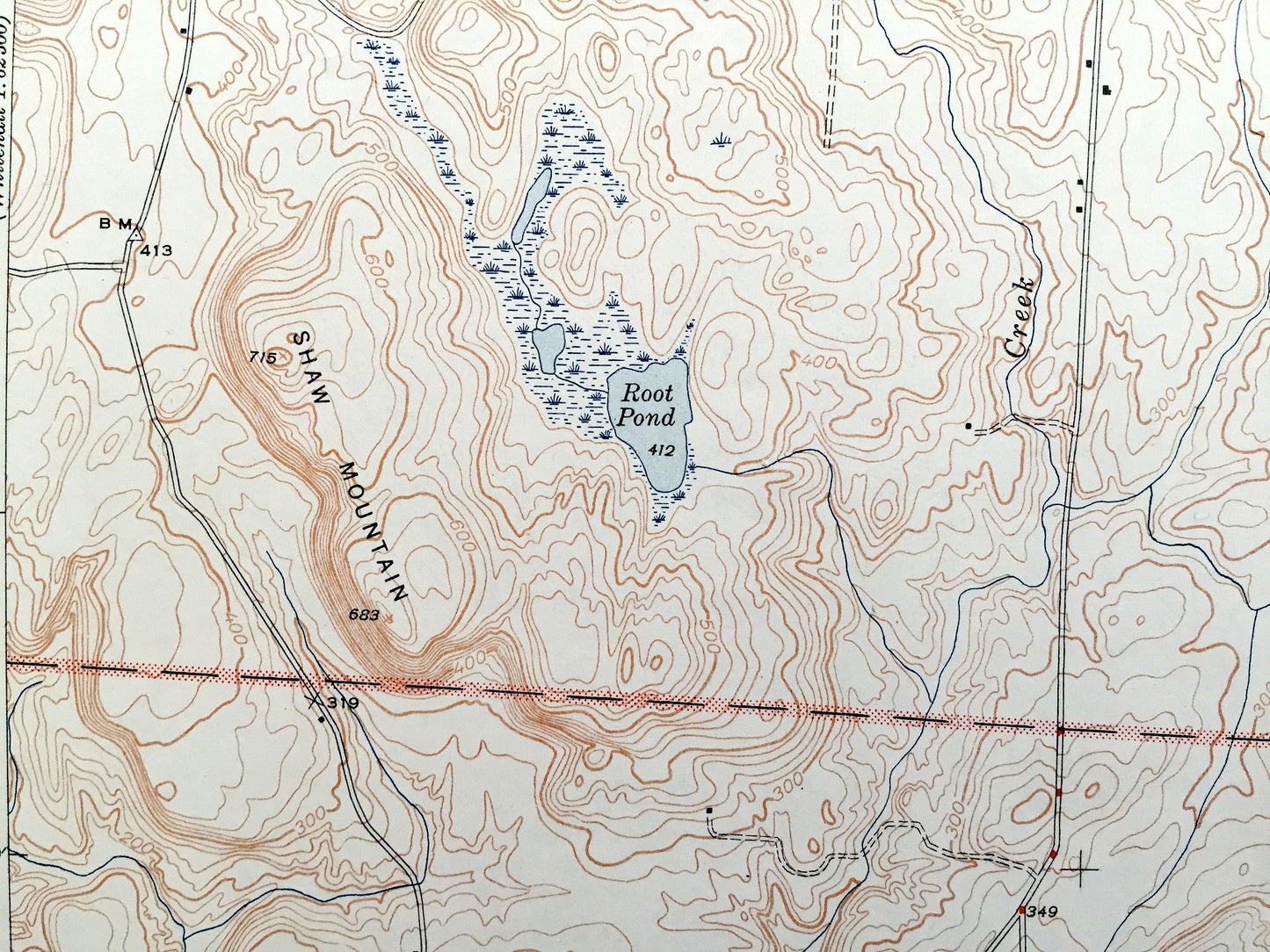 Antique Benson, Vermont 1948 US Geological Survey Topographic Map – Rutland County, West Haven, Fair Haven, Lake Champlain, Putnam, VT