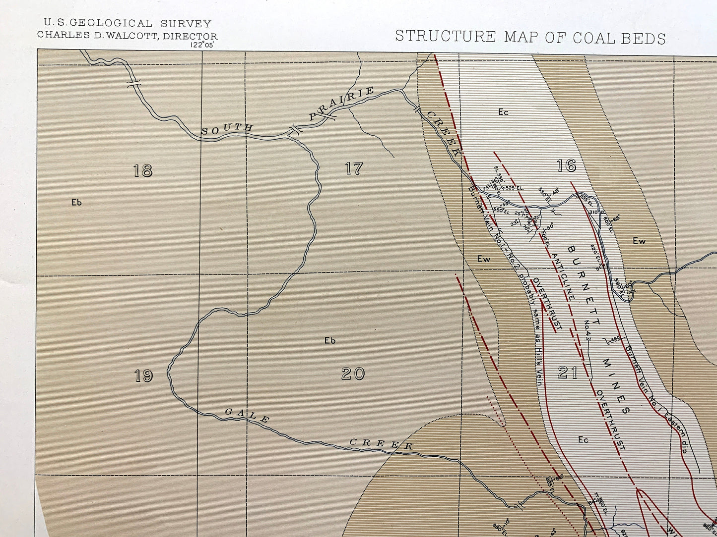 Antique Wilkeson, Washington 1899 US Geological Survey Topographic Map – Carbonado, Fairfax, Carbon River, Pierce County, Gleason Hill WA