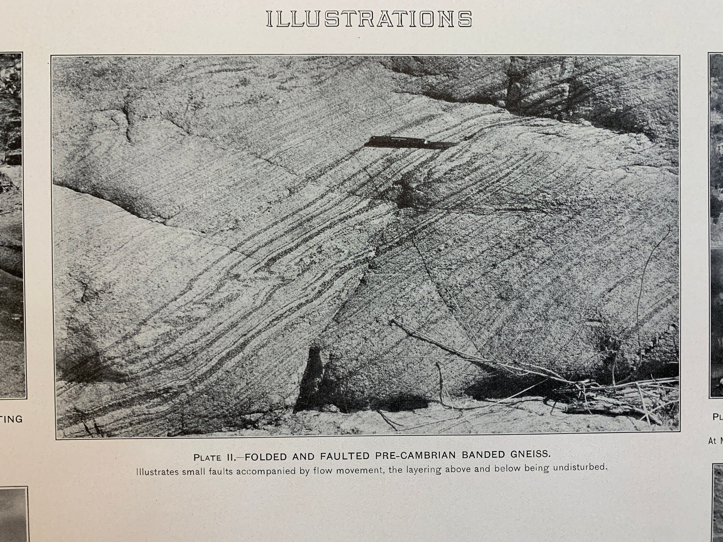 Antique 1911 Burnet, Texas Rock Formation Photographs – US Geological Survey – San Saba, Llano, Williamson, Travis County, Marble Falls TX