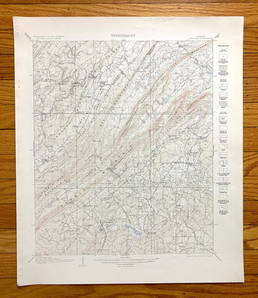 Antique Vandiver, Alabama 1908 US Geological Survey Topographic Map –  Gary, Merkel, East Saginaw, Nelson Mill, Jefferson, Shelby County, AL