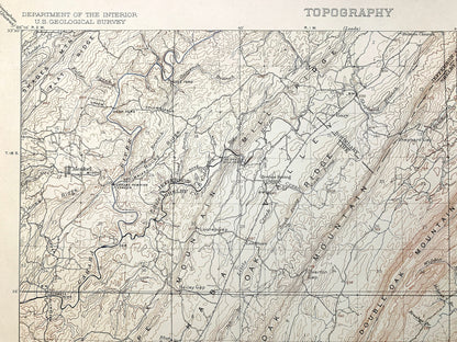 Antique Vandiver, Alabama 1908 US Geological Survey Topographic Map –  Gary, Merkel, East Saginaw, Nelson Mill, Jefferson, Shelby County, AL
