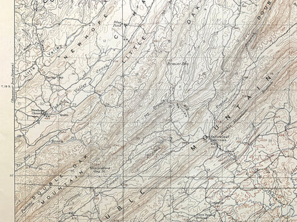 Antique Vandiver, Alabama 1908 US Geological Survey Topographic Map –  Gary, Merkel, East Saginaw, Nelson Mill, Jefferson, Shelby County, AL