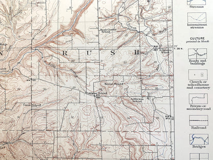 Antique Elizabeth, Illinois 1911 US Geological Survey Topographic Map – Apple River, Stockton, Scales Mound, Derinda, Joe Daviess County IL