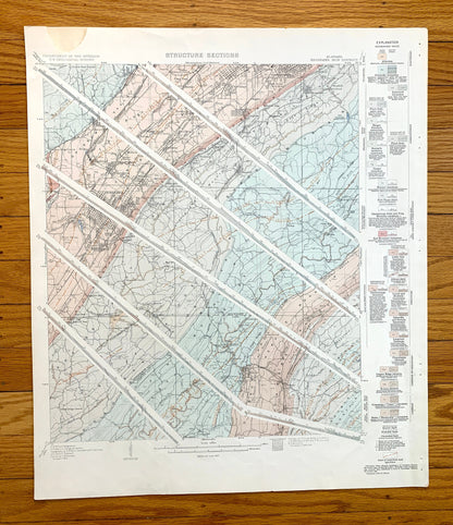 Antique Bessemer, Alabama 1927 US Geological Survey Topographic Map – Birmingham, Cleveland, Brighton, Helena, Jefferson, Shelby County, AL