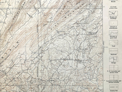 Antique Vandiver, Alabama 1908 US Geological Survey Topographic Map –  Gary, Merkel, East Saginaw, Nelson Mill, Jefferson, Shelby County, AL