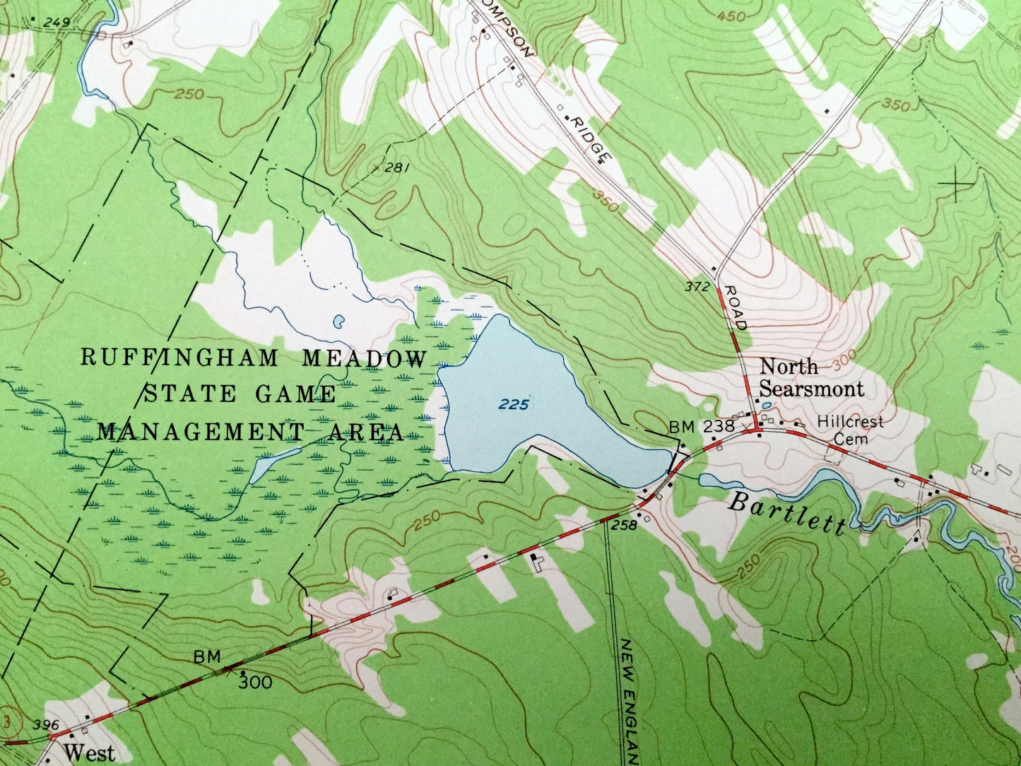 Antique Morrill, Maine 1960 US Geological Survey Topographic Map – Waldo County, Montville, Searsmont, Knox, Brooks, Belmont, ME