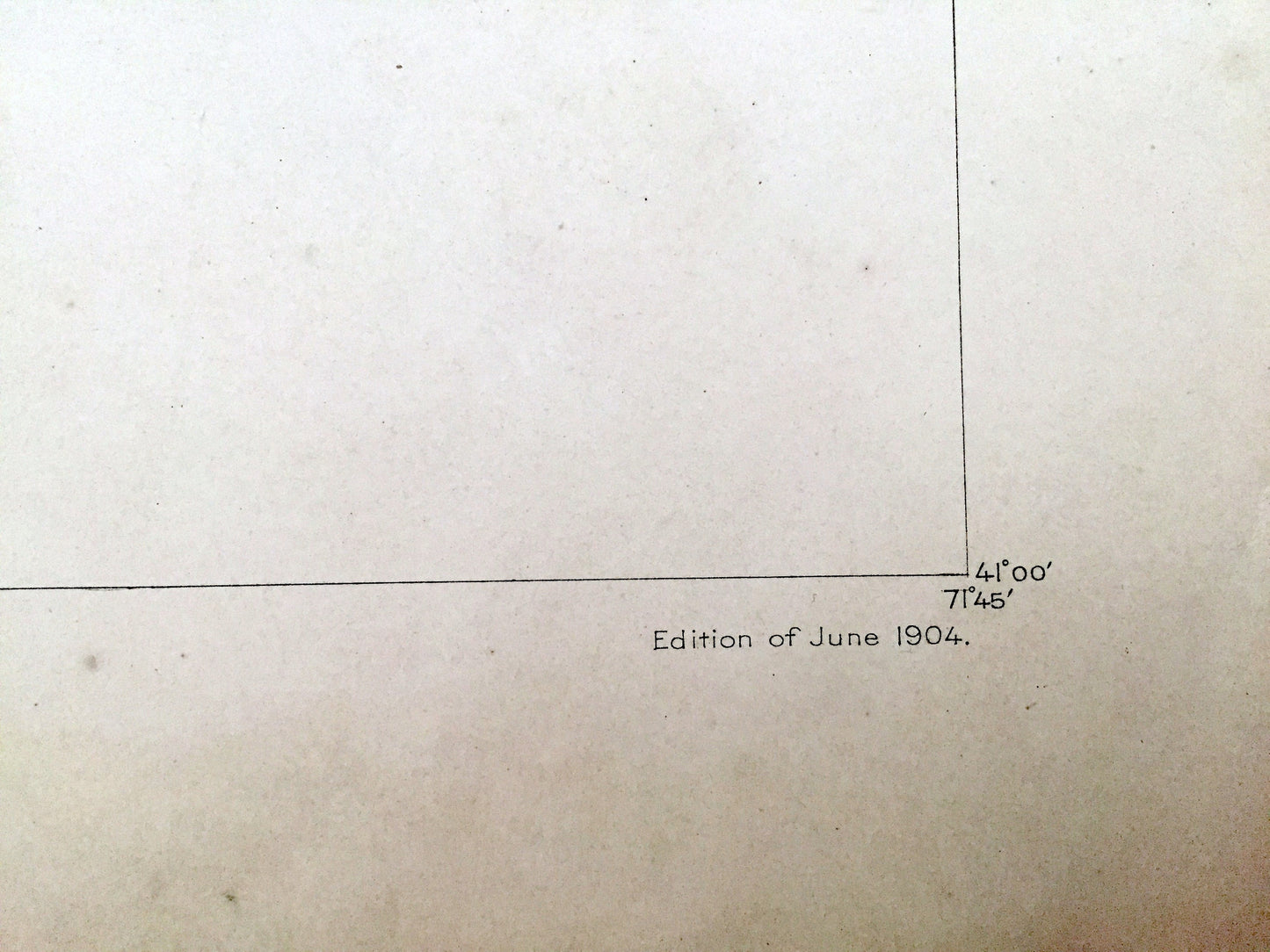 Antique Montauk, Long Island, New York 1904 US Geological Survey Topographic Map – Easthampton, Hamptons, Suffolk County, Hither Woods, NY