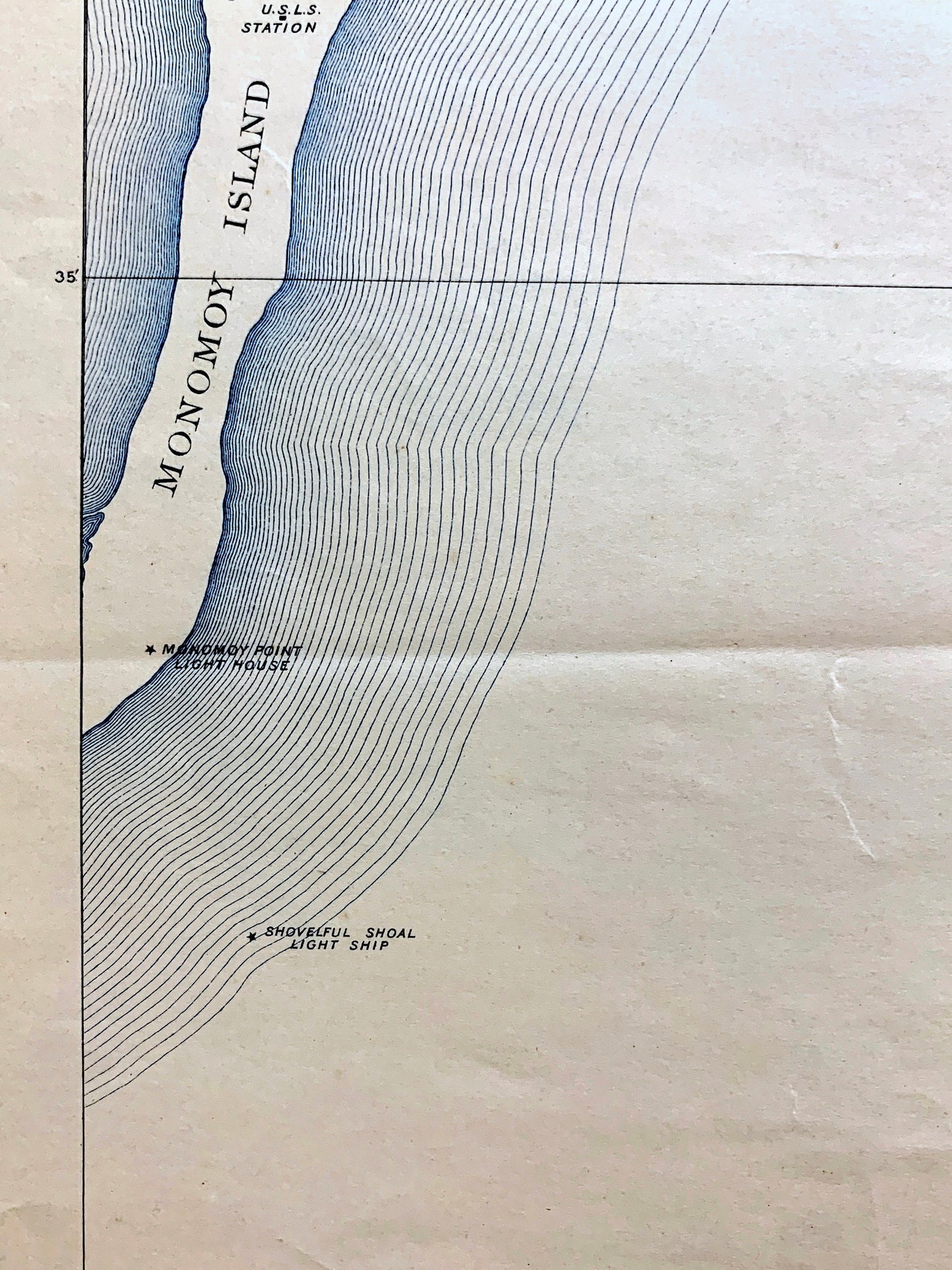 Antique Chatham, Massachusetts 1893 US Geological Survey Topographic Map – Cape Cod, Barnstable County, Brewster, Harwich, South Orleans, MA