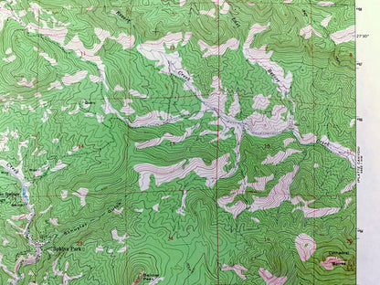 Antique Pine, Colorado 1965 US Geological Survey Topographic Map – Jefferson County, Glenelk, Ferndale, Riverview, Buffalo Creek, CO