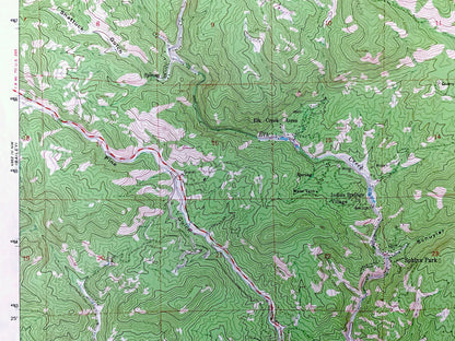Antique Pine, Colorado 1965 US Geological Survey Topographic Map – Jefferson County, Glenelk, Ferndale, Riverview, Buffalo Creek, CO